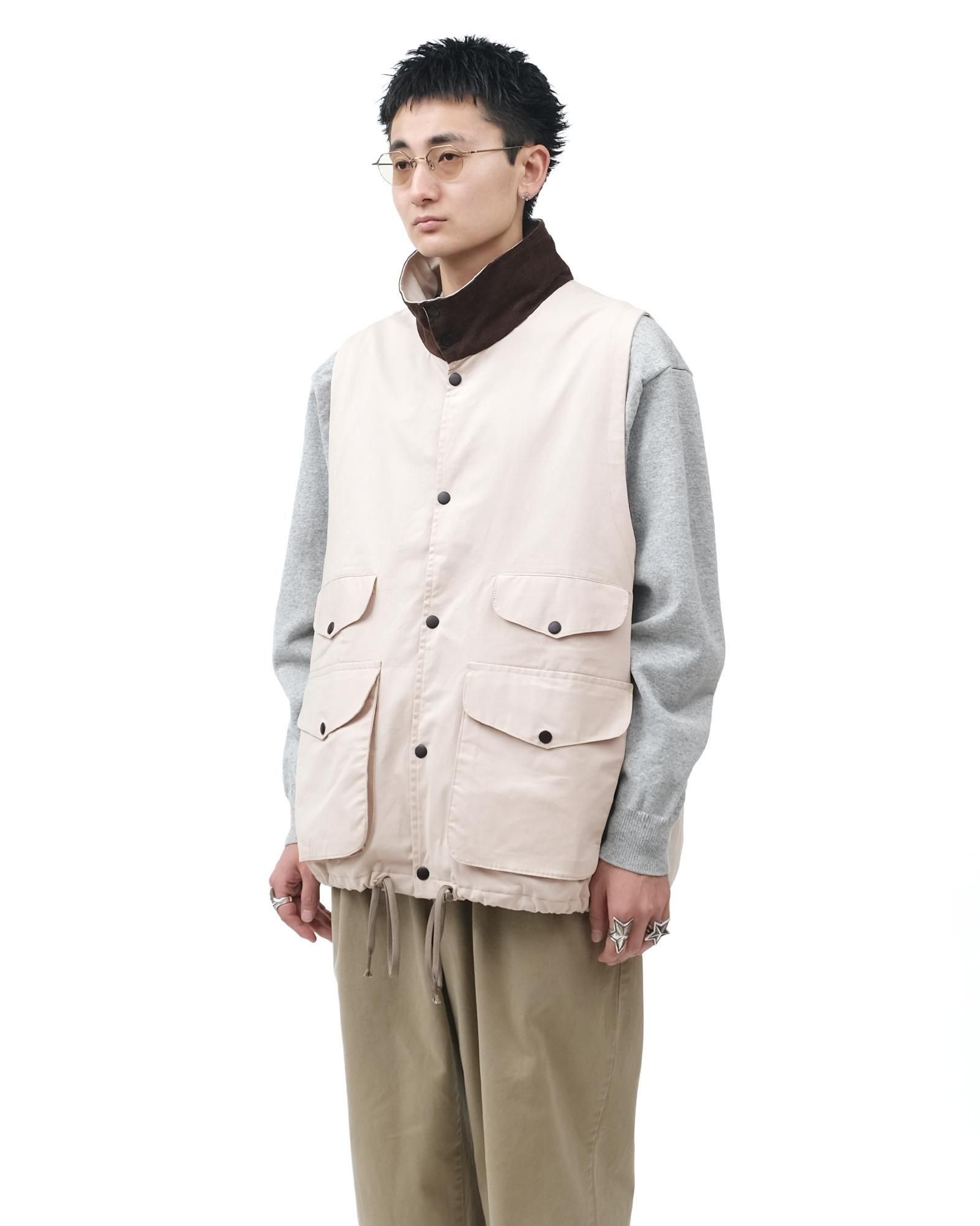 PORTRAITE Over Vest #Ivory Twill [005-EQ]｜Silver and Gold