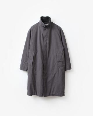  nonnative WANDERER LONG COAT C/Li CANVAS SULFUR DYE WITH WINDSTOPPER® #GRAY [NN-J4716]