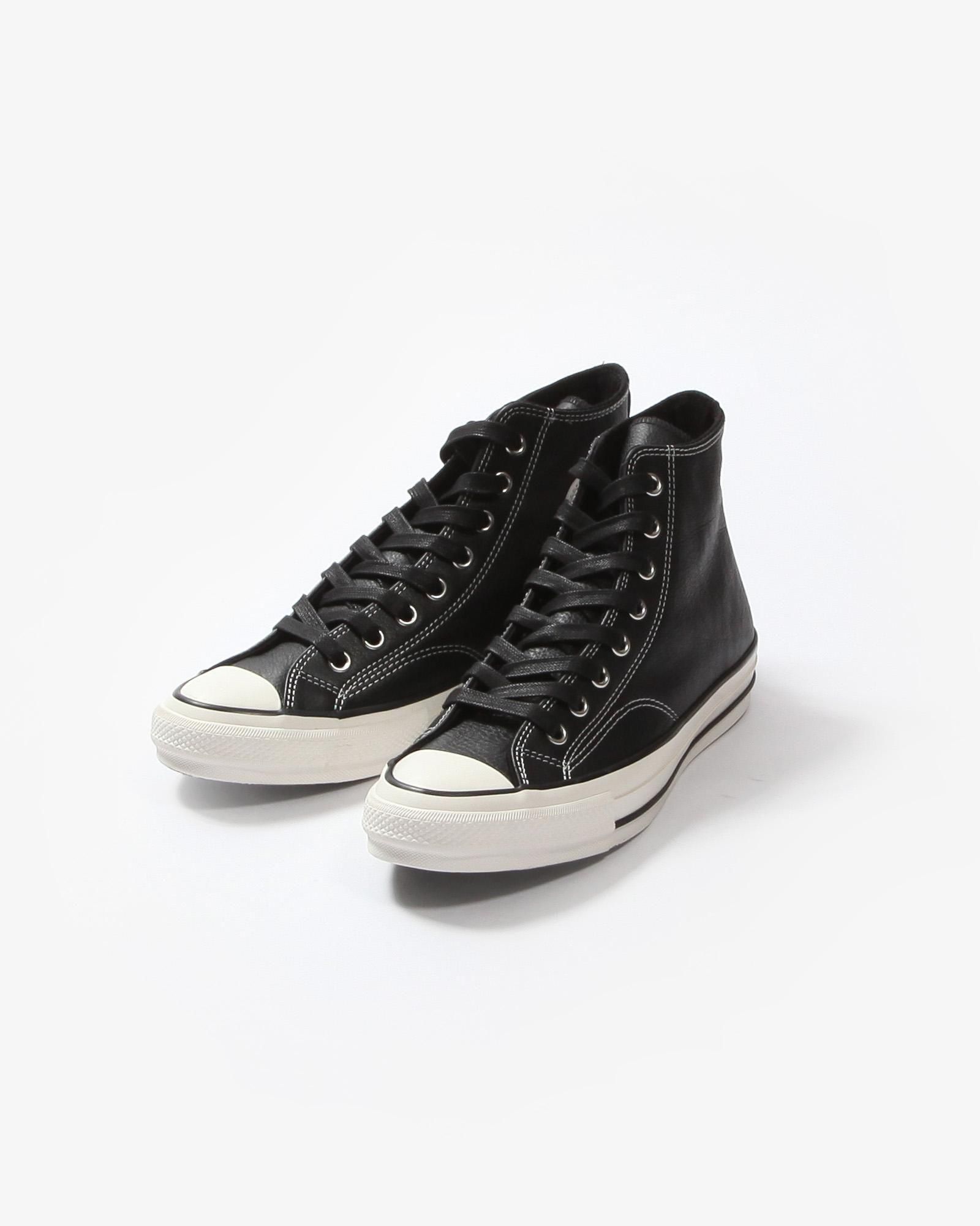 靴 CHUCK TAYLOR LEATHER HI BLACK ADDICT 9 CONVERSE ADDICT CHUCK TAYLOR LEATHER HI (Black) - A.I.R.AGE