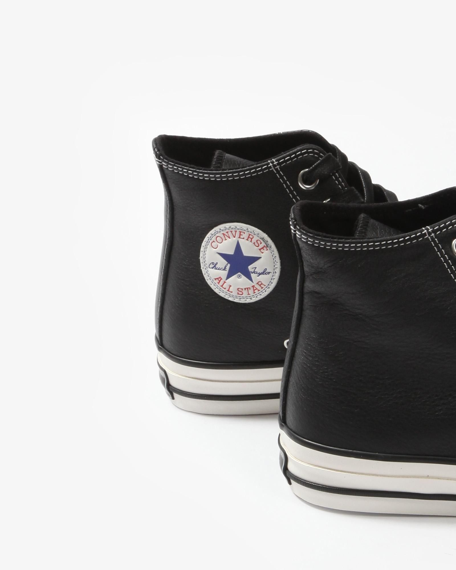 靴 CHUCK TAYLOR LEATHER HI BLACK ADDICT 9 CHUCK TAYLOR LEATHER HI