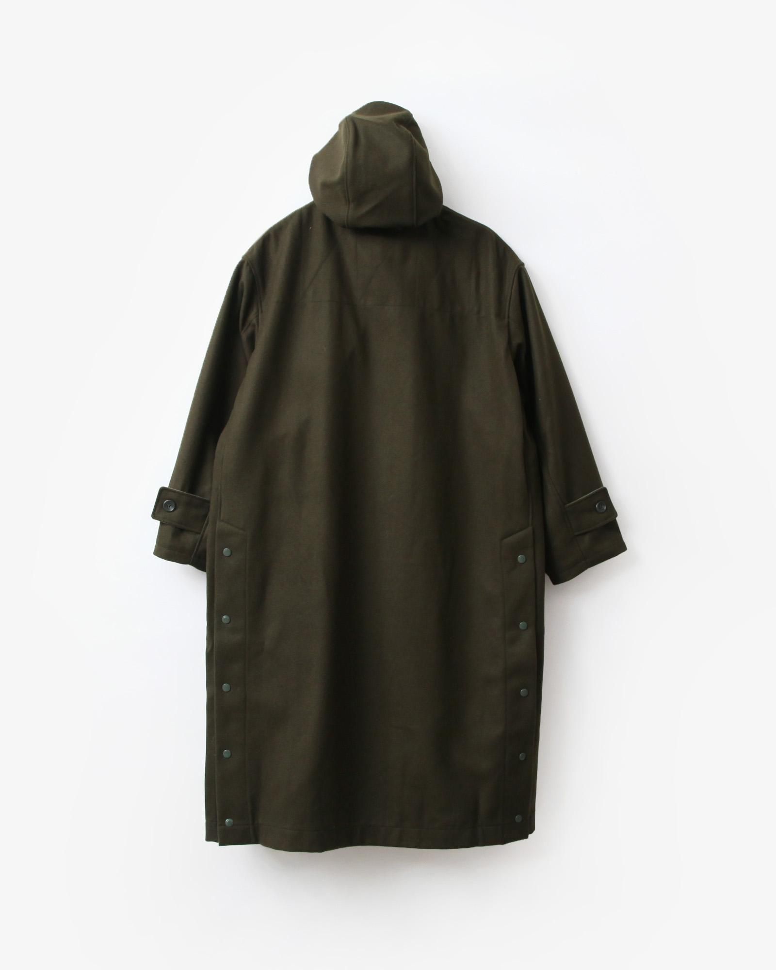 Engineered Garments Duffle Coat - 24oz Wool Melton #Olive [RV210