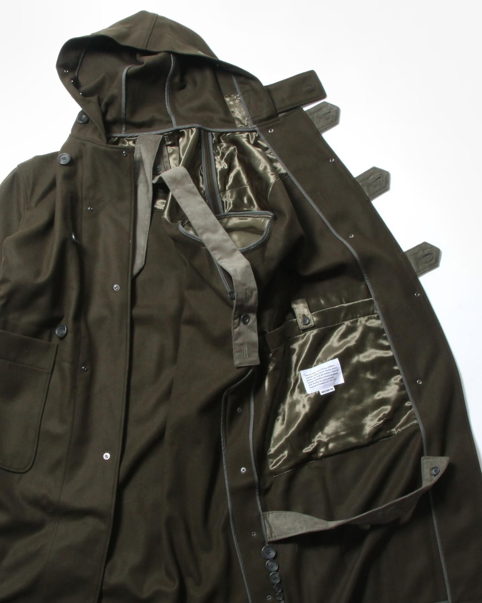 Engineered Garments Duffle Coat - 24oz Wool Melton #Olive [RV210