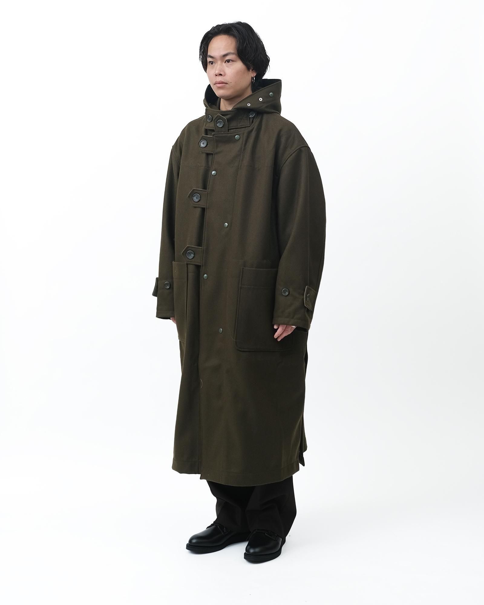 Engineered Garments Duffle Coat - 24oz Wool Melton #Olive [RV210