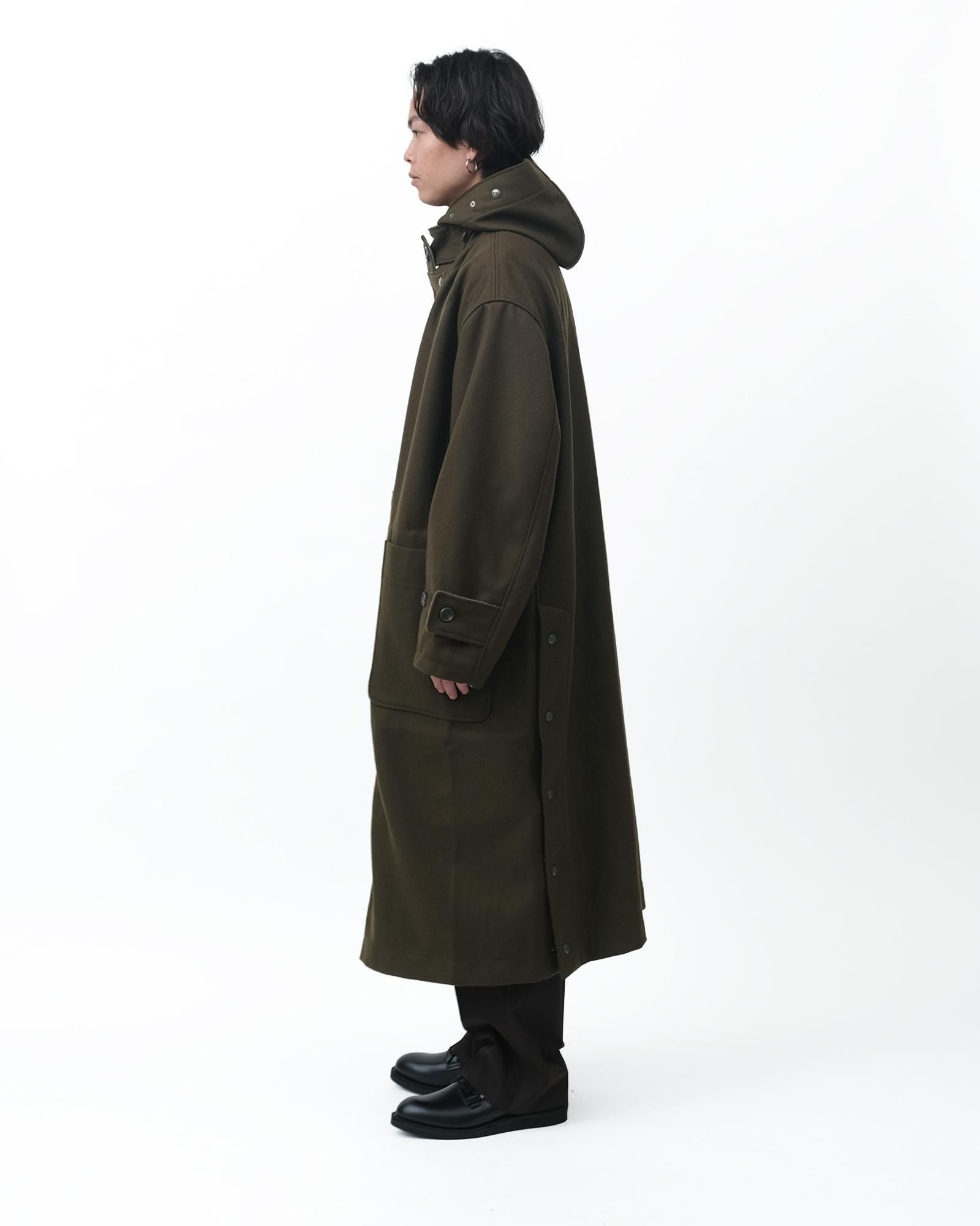 Engineered Garments Duffle Coat - 24oz Wool Melton #Olive [RV210