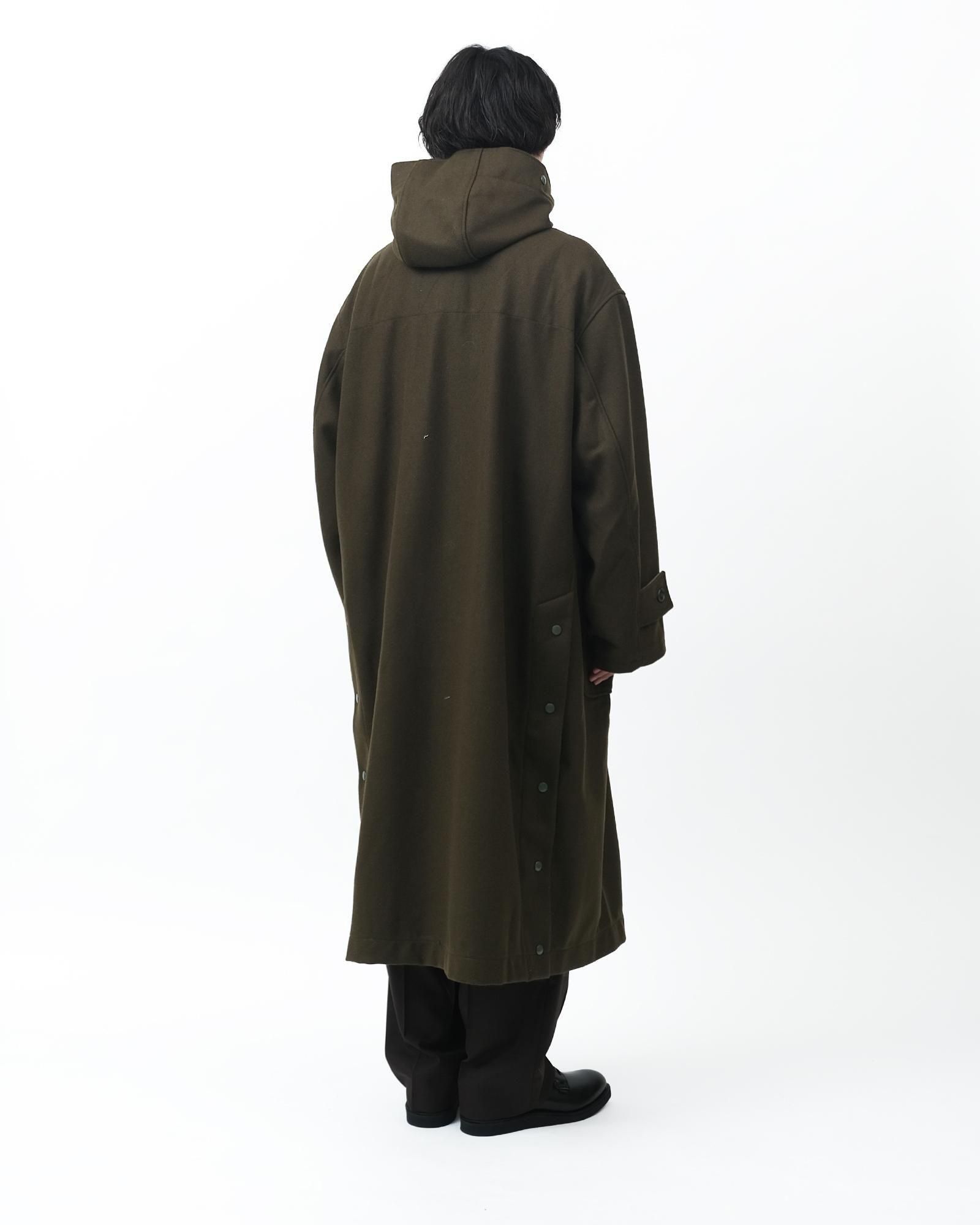 Engineered Garments Duffle Coat - 24oz Wool Melton #Olive [RV210