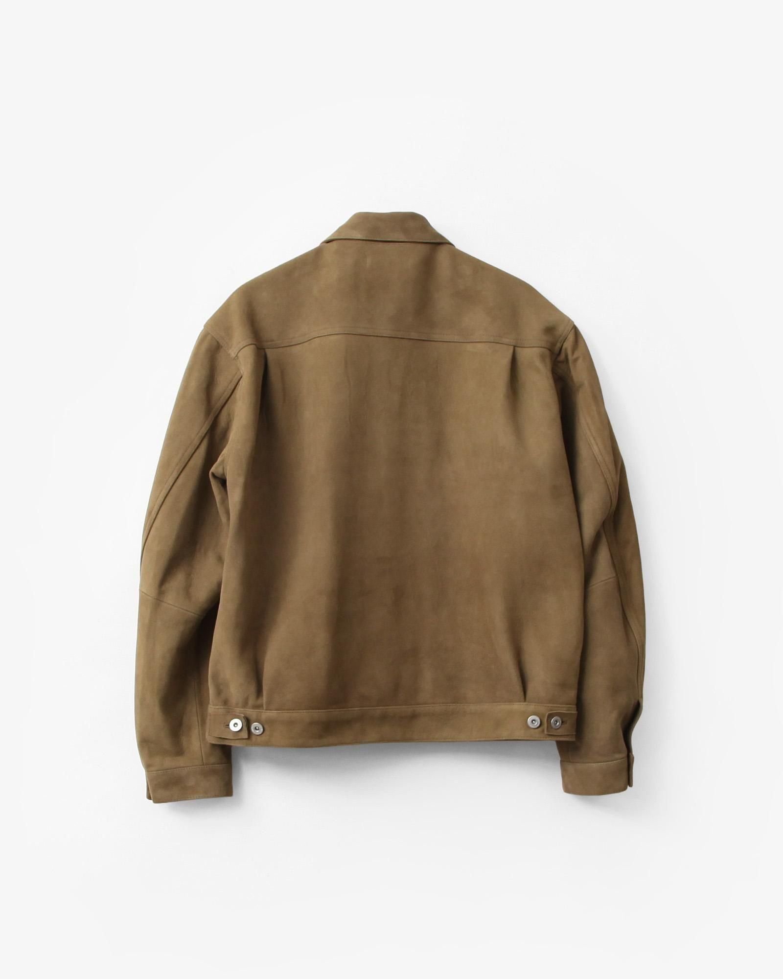 nonnative TRUCKER BLOUSON SHEEP LEATHER #BROWN [NN-J4704]｜Silver