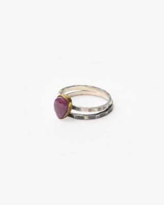 RAJPIA Natural Stone Ring #G [RAJ-001-SG]