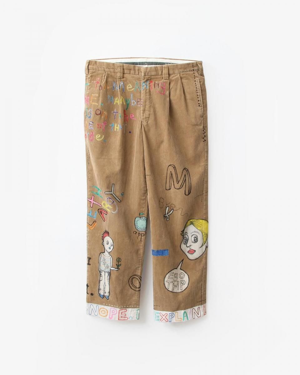 Yusuke Maeda Used Cords Pants #Beige [type:027]｜Silver and Gold