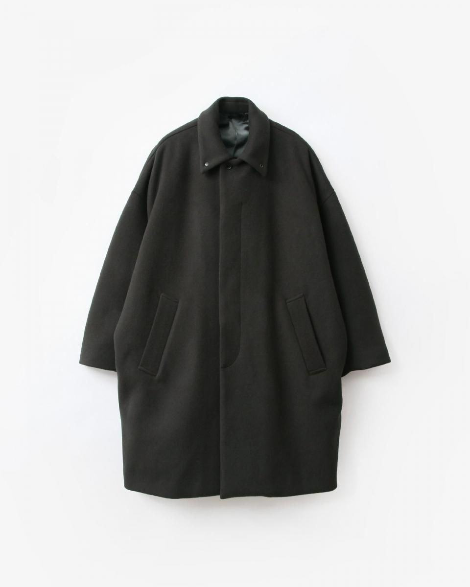 N.HOOLYWOOD BALMACAAN COAT #CHARCOAL [2252-CO08-048]｜Silver and