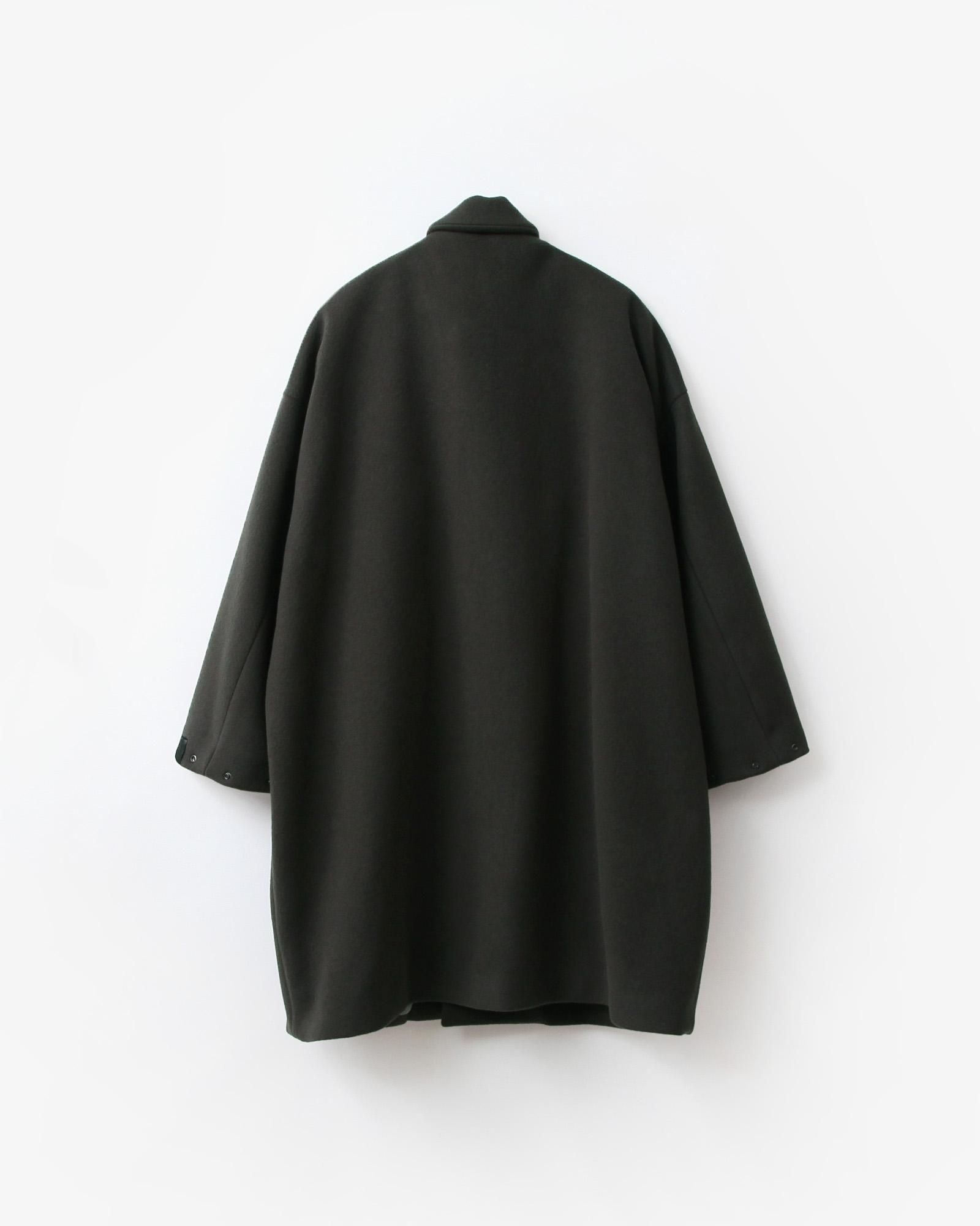 N.HOOLYWOOD BALMACAAN COAT #CHARCOAL [2252-CO08-048]｜Silver and