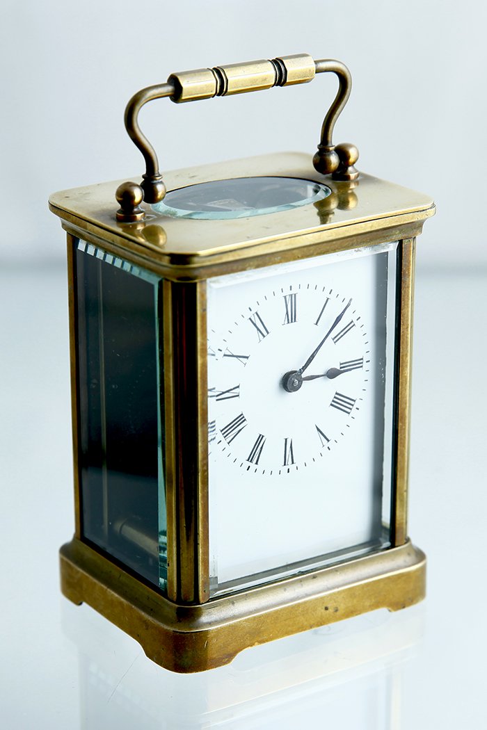 1850年代 キャリッジクロック 枕時計 フレンチアンティーク cc-1
