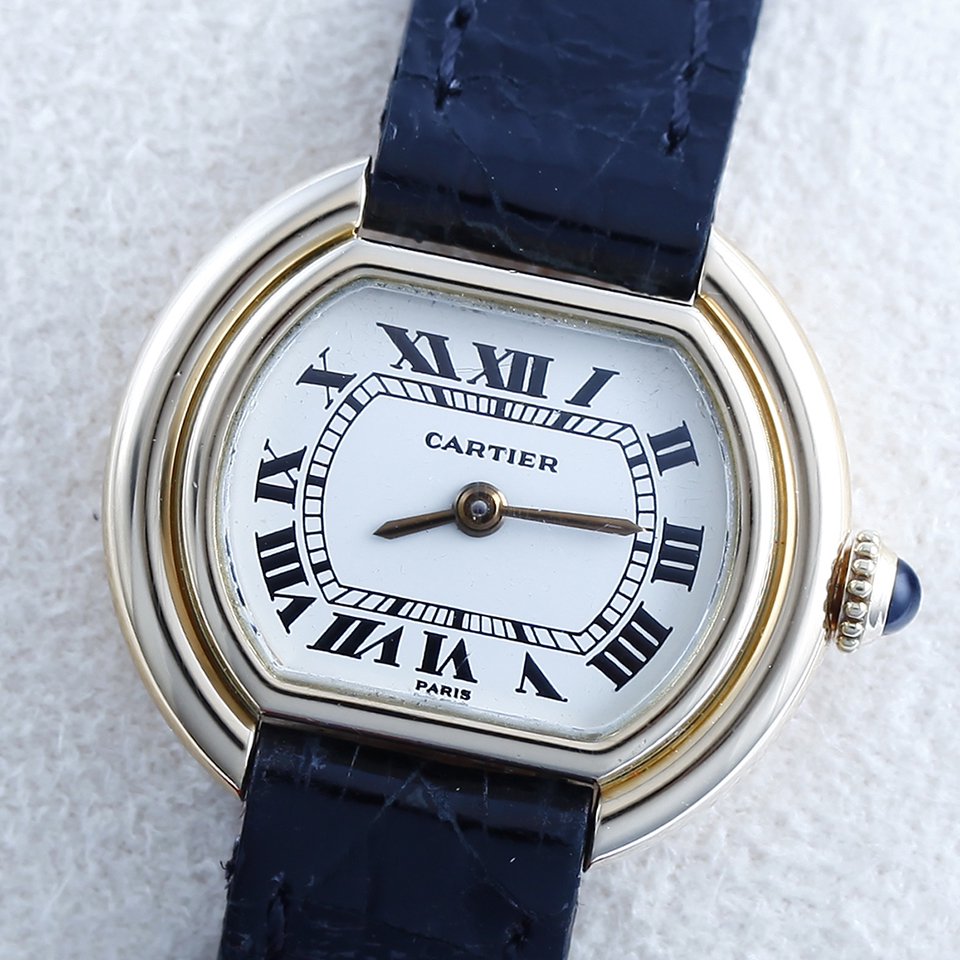 カルティエ オールド・エリプスLM 18KYG 手巻き 1970年代 ヴィンテージ CARTIER wl-49 - アンティーク&オールディーズ  オンラインストア