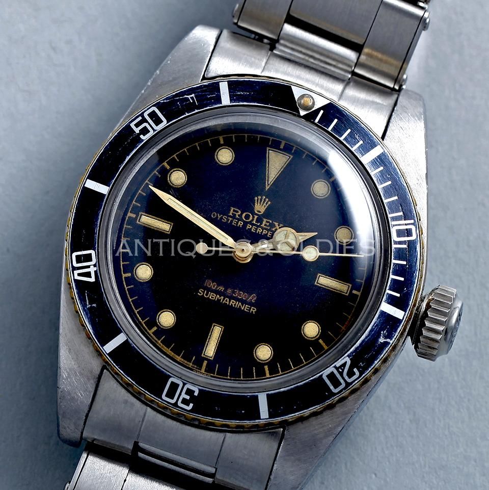 ロレックス　サブマリーナ　Ref.6538　ジェームズ・ボンド　ヴィンテージ　1956～1964年　ROLEX SUBMARINER -  アンティークu0026オールディーズ　オンラインストア