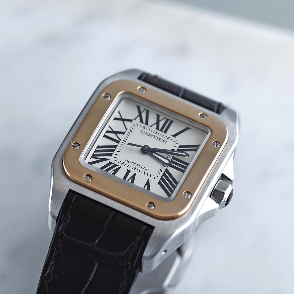 カルティエ サントス100 LM W20072X7 SS & 18KPGベゼル Cartier カルティエ サントス100 LM W20072X7 SS & 18KPGベゼル Cartier