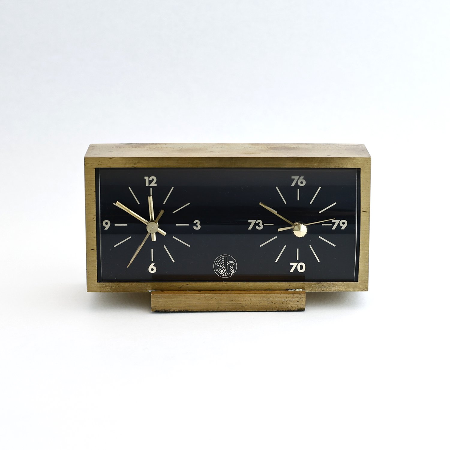 ジャガー・ルクルトの置時計＆湿度計　Air France エールフランスへの寄贈品　電池式　1950年代ミッドセンチュリー -  アンティーク&オールディーズ　オンラインストア