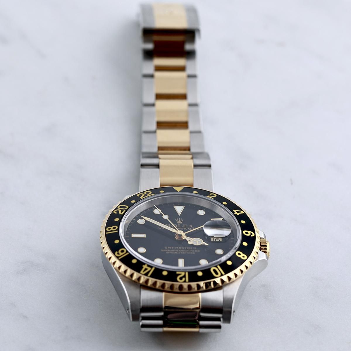 ファッション ペキネ、限定、GMT、18KYGコンビ 腕時計