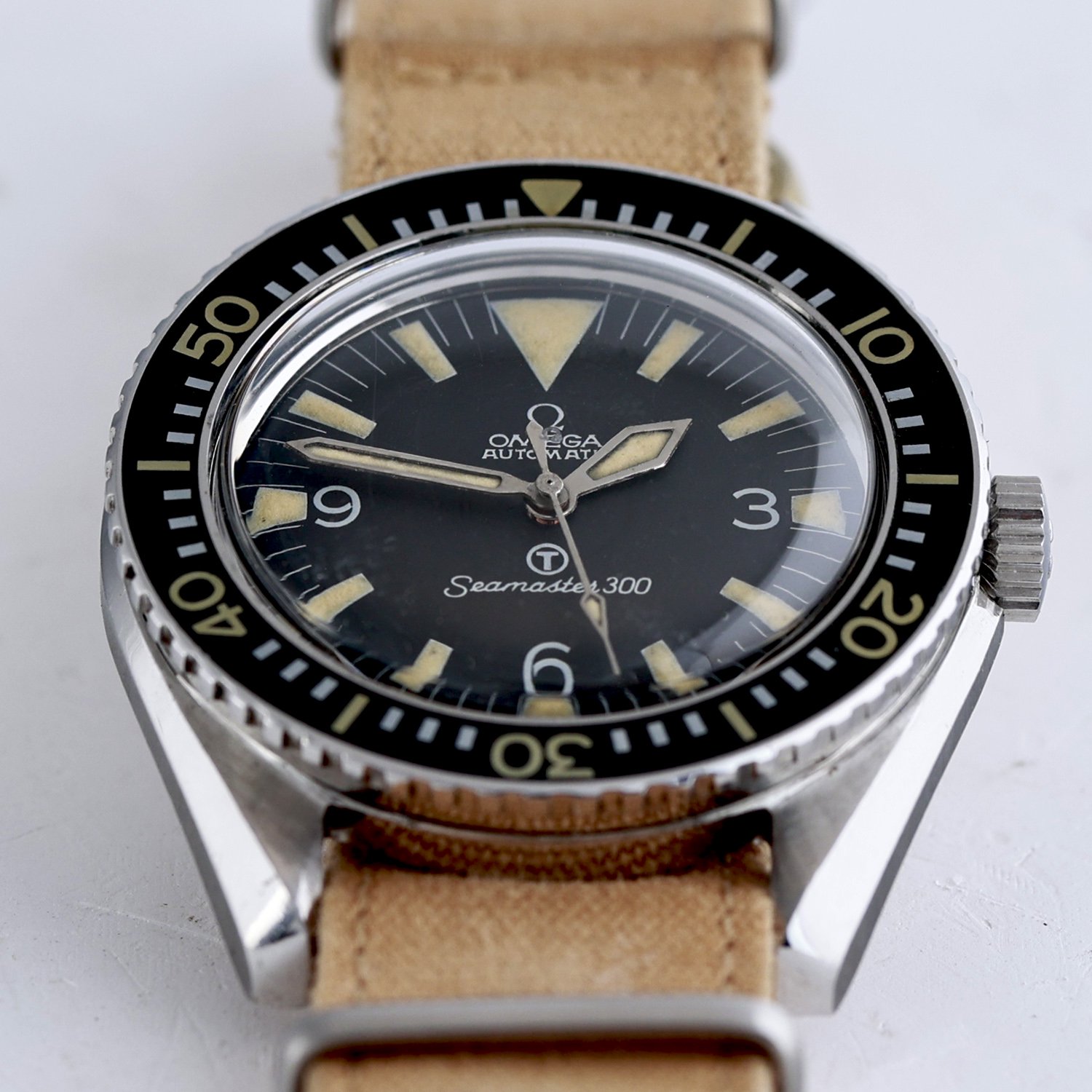 オメガシーマスター300　ミルスペック　英国陸軍支給　第三世代　1967年　Omega Seamaster300 British Army  Mil-spec - アンティーク&オールディーズ　オンラインストア