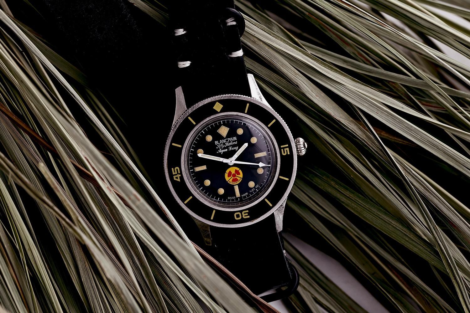 ブランパン フィフティファゾムズ アクアラング 1960年代 Blancpain Fifty Fathoms Aqua Lang 41mm  ヴィンテージ 23/3/19 - アンティークu0026オールディーズ オンラインストア