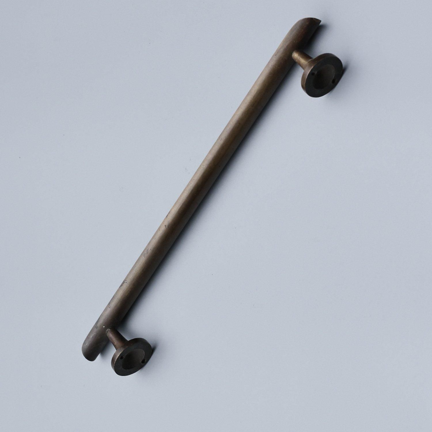 真鍮ドアハンドル ハーフムーン 30.5cm 英国アンティーク