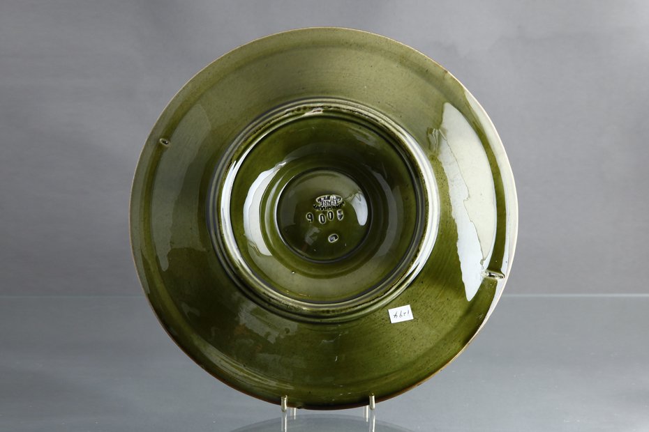 バルボティーヌ 「オイスタープレート」 お皿 24cm フレンチマジョリカ 1930年頃 - アンティーク&オールディーズ オンラインストア
