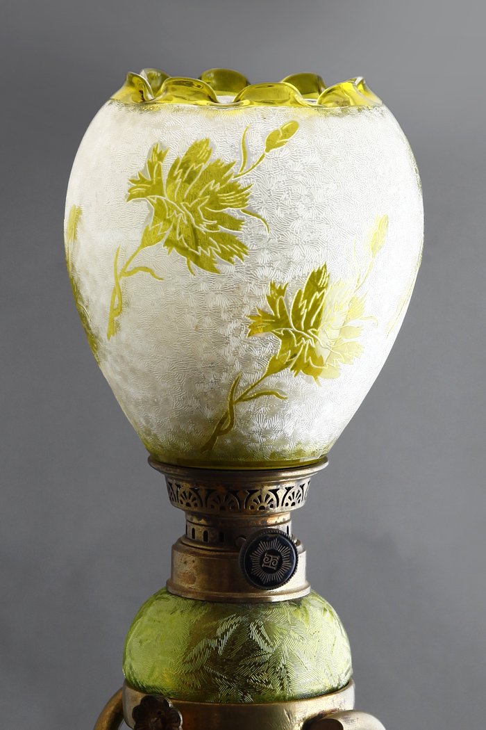アール・ヌーヴォー ロココアンティークシルバー銀 花瓶フランス