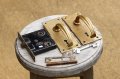 アンティーク　アールデコ期　英国の真鍮ドアノブセット　鍵付き　複数在庫あり　bk23