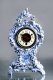 1880年頃　ハンブルクアメリカン社　デルフト陶器の置時計　アンティーククロック　mcj-3