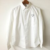【inaho】オックスフォードロングスリーブシャツ_white