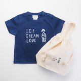 【ICE CREAM LOVE】キッズTシャツ巾着セット