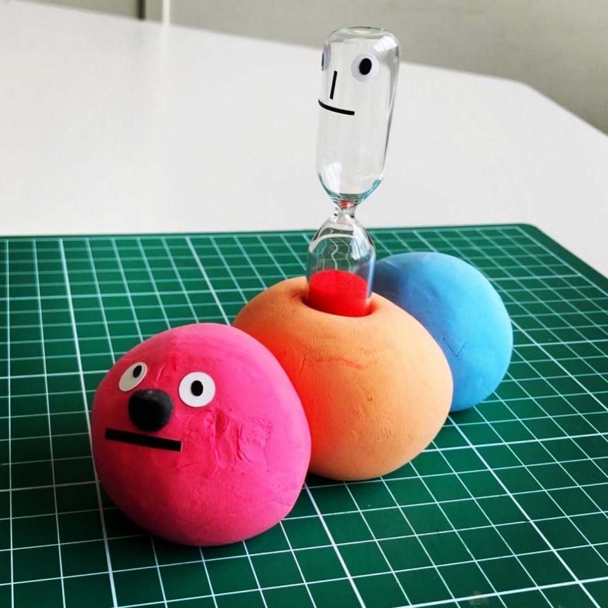 🐇 ⁡ ⁡ ⁡ ⁡ ⁡ #粘土 #粘土人形 #粘土作品 #clay #clayart