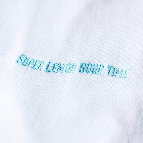 【SUPER LEMON SOUR TIME】刺繍Tシャツ