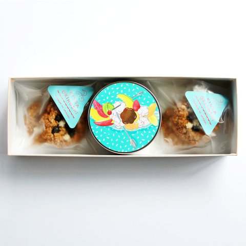 浮き星クッキーと浮き星缶セット【BOXセット】