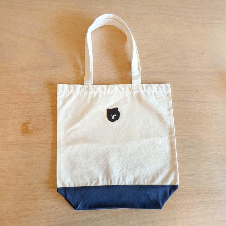 熊森】トートバッグ ナチュラル×ネイビー - hickory03travelers