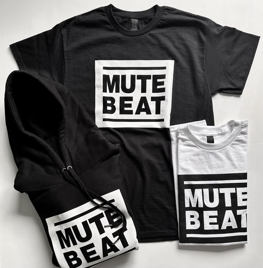 MUTE BEAT ロングスリーブ Tシャツ (ブラック） - OVERHEAT ONLINE STORE