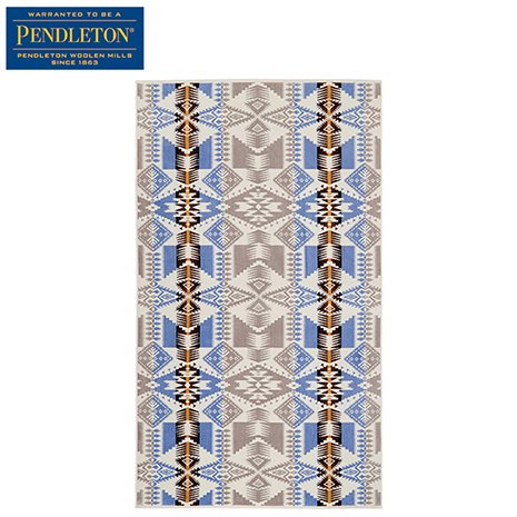 PENDLETON・オーバーサイズジャガードタオル 【シルバーバーク