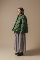 ELEPH FLOWER PUFF JACKET GREEN