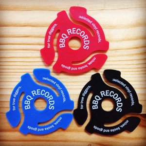 BBQ Records - 45s RECORD ADAPTER (12PC) (NEW)