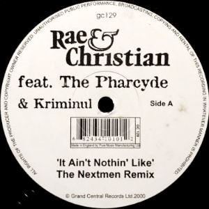 RAE & CHRISTIAN - IT AIN'T NOTHIN' LIKE (THE NEXTMEN REMIX) (12) (VG+)