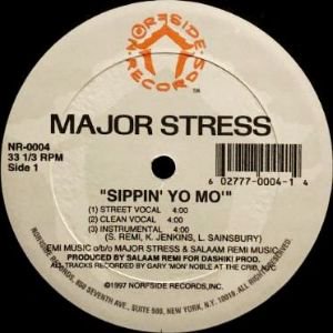 MAJOR STRESS - 1-2 TREES / SIPPIN YO MO (12) (VG/VG+)