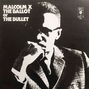 <img class='new_mark_img1' src='https://img.shop-pro.jp/img/new/icons20.gif' style='border:none;display:inline;margin:0px;padding:0px;width:auto;' />MALCOLM X - THE BALLOT OR THE BULLET (LP) (VG+/VG+)