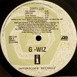 G-WIZ - DIRTY LUV (12) (PROMO) (VG+)