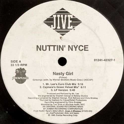 NUTTIN' NYCE - NASTY GIRL (12) (VG+/VG+)