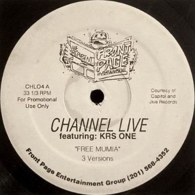 CHANNEL LIVE feat. KRS-ONE - FREE MUMIA (12) (VG)