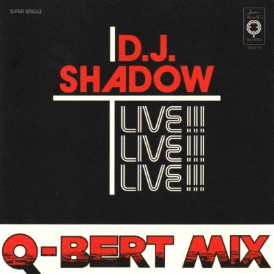D.J. SHADOW - Q-BERT MIX-LIVE!! (CD) (VG+/VG+)