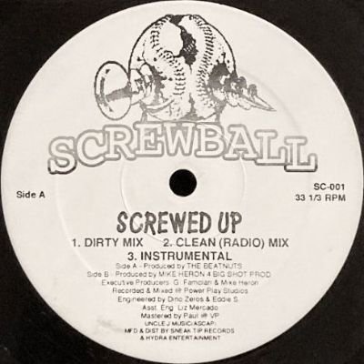 SCREWBALL - SCREWED UP / THEY WANNA KNOW WHY (12) (VG+)