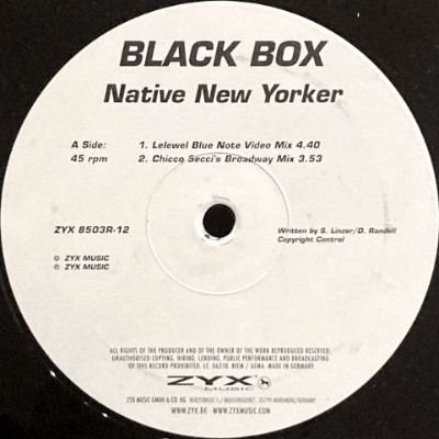 BLACK BOX - NATIVE NEW YORKER (12) (RE) (EX)