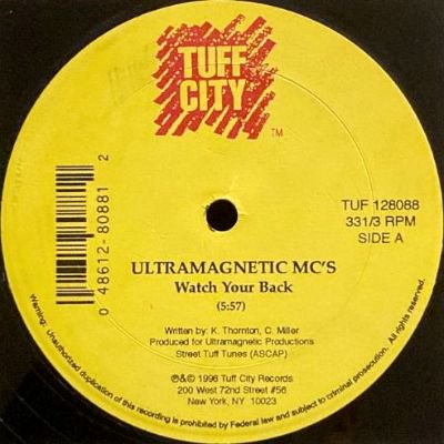 ULTRAMAGNETIC MC'S - WATCH YOUR BACK (12) (VG+/EX)