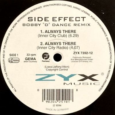 SIDE EFFECT - ALWAYS THERE (12) (VG+/EX)