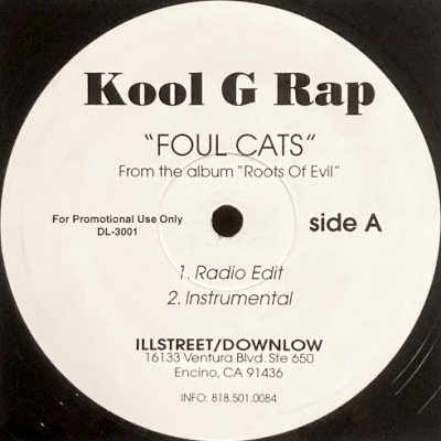 KOOL G RAP - FOUL CATS (12) (PROMO) (VG+)