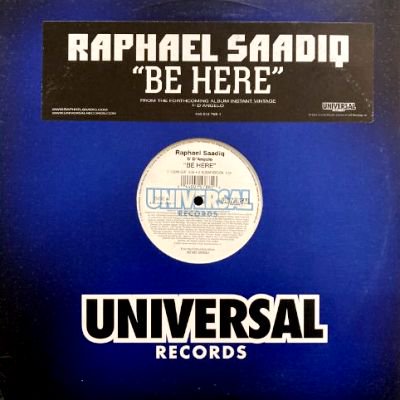 RAPHAEL SAADIQ feat. D'ANGELO - BE HERE (12) (EX/VG+)